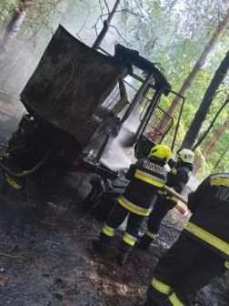 Faközelítő erdészeti gép semmisült meg a bögötei tűzesetben