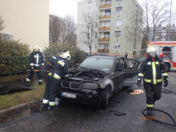 Autótűz Szombathelyen