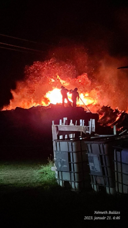 Farakás égett Vasszécsenyben