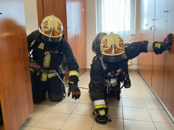 Tűz ütött ki a sárvári laktanyában – a gyakorlat szerint