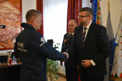 Területi védelmi bizottsági elismerés a HUNOR vasi tagjainak