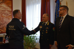 Területi védelmi bizottsági elismerés a HUNOR vasi tagjainak