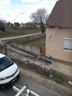 Viharkárok Csepregen és Tormásligeten 