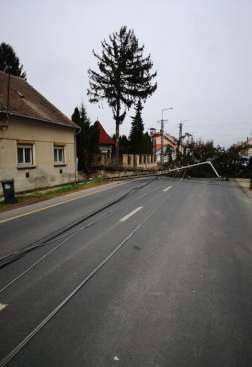 Viharkárok Csepregen és Tormásligeten 