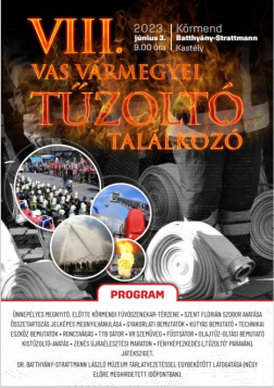 VIII. Vas Vármegyei Tűzoltó Találkozó plakát