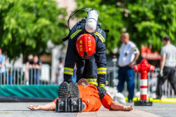 A legerősebb tűzoltók nemzetközi versenye Szombathelyen