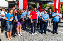 A legerősebb tűzoltók nemzetközi versenye Szombathelyen