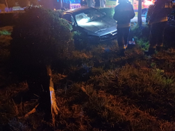 Fát döntött az autó, mielőtt a szántóföldre csapódott Büknél