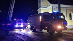 Villámcsapás következtében gyulladt ki a kőszegi templomtorony