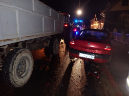 Traktor és autó ütközött Körmenden