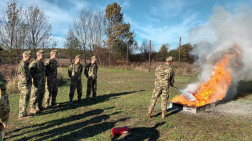 Tűzoltási alapismereteket tanulhattak az önkéntes katonai szolgálatot teljesítők
