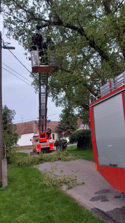 Nyolc viharkár tegnap a vármegyében