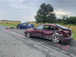 Két autó ütközött Ostffyasszonyfánál 