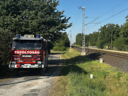 Szerencsés kimenetelű baleset a csánigi vasúti átjáróban