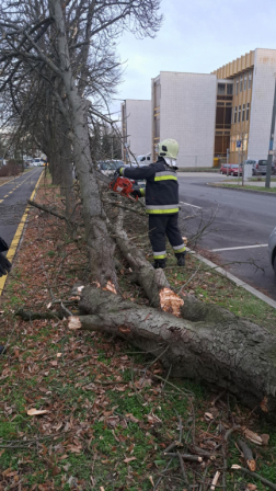 Huszonhárom viharkárt számoltak fel