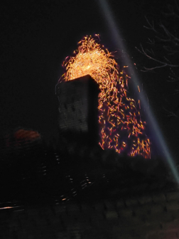 Kéményben lerakódott korom izzott egy balogunyomi családi házban