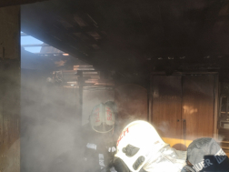 Tűzeset egy vépi melléképületben