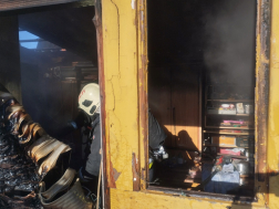 Tűzeset egy vépi melléképületben