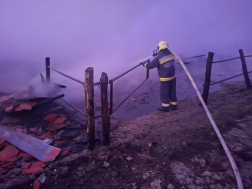 Kétszáz négyzetméteres pajta égett le Felsőmarácon