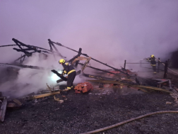 Kétszáz négyzetméteres pajta égett le Felsőmarácon