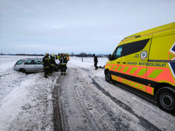 Két autó ütközött Celldömölk és Tokorcs között