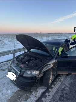 Baleset az M86-os gyorsforgalmi úton