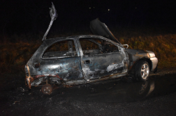 Kiégett egy személyautó Celldömölkön