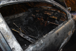 Kiégett egy személyautó Celldömölkön