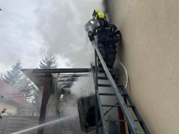 Kiégett az ötven négyzetméteres társasházi lakás Szombathelyen