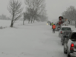 Több mint kétszáz hóhelyzet adta káresemény a vármegyében