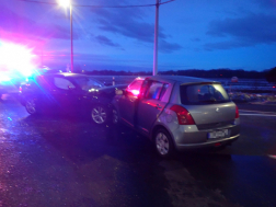 Frontális karambolt Rábafüzesnél