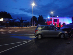 Frontális karambolt Rábafüzesnél