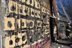 Pergola égett Szombathelyen