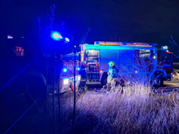 Szabadtéren keletkezett tűz Csepregnél