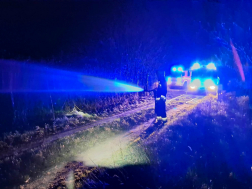 Szabadtéren keletkezett tűz Csepregnél