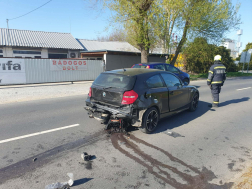 Két közlekedési balesethez riasztották tegnap a vármegye tűzoltóit