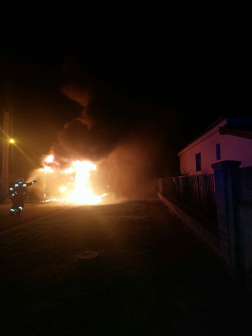 Busztűz Celldömölkön