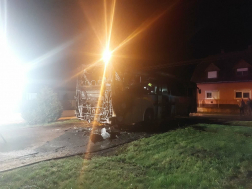 Busztűz Celldömölkön