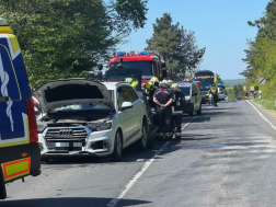 Négy autó karambolozott Kissomlyónál