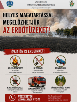 Szabadtéri tűzesetek megelőzése