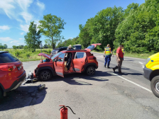 Autók ütköztek a 87-es főúton, Kőszegnél