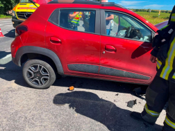 Autók ütköztek a 87-es főúton, Kőszegnél