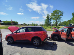 Autók ütköztek a 87-es főúton, Kőszegnél