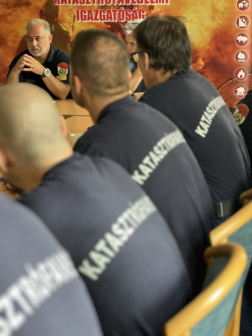 Képzésen a fő- és műveletirányító ügyelet állománya