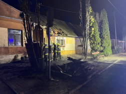Buszmegálló tűzeset Zalaerdőd