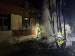 Buszmegálló tűzeset Zalaerdőd