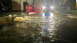 Víz árasztotta el Kőszeg egyik utcáját