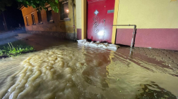 Víz árasztotta el Kőszeg egyik utcáját