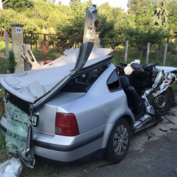 Beszorult személyt mentettek Sárvárnál