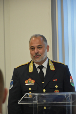 Dr. Bognár Balázs tű. dandártábornok beszédet mond